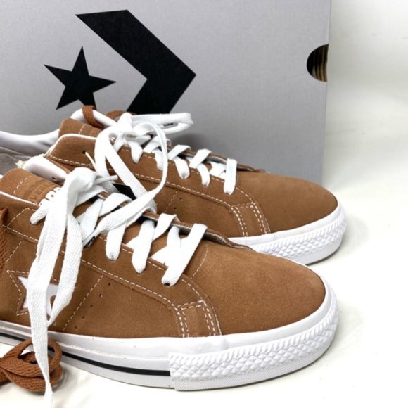 Converse Cons One Star Pro Ox Shoes Men Size Sneakers Suede Mineral Clay A03291C - Picture 10 of 11